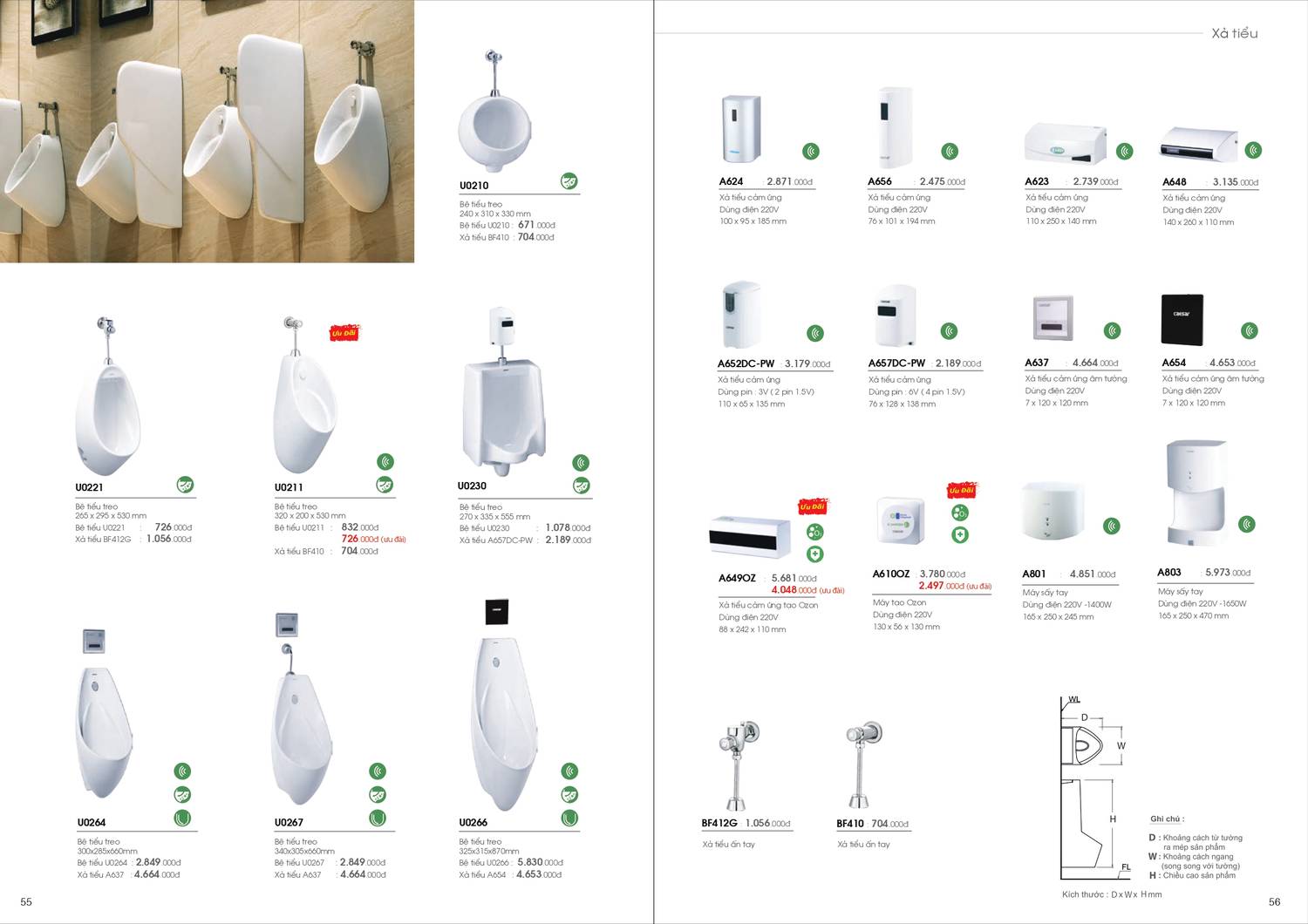 Thiết bị vệ sinh CAESAR Catalogue và Bảng giá mới nhất /Page 29